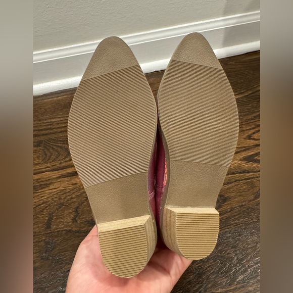 Lola + The Boys PINK IRIDESCENT HEART COWGIRL BOOTS size 22 6c toddler shoe - Picture 8 of 10